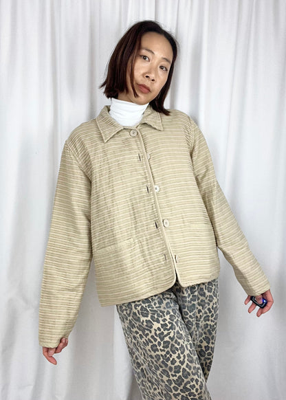 COTTON TAN CHORE COAT