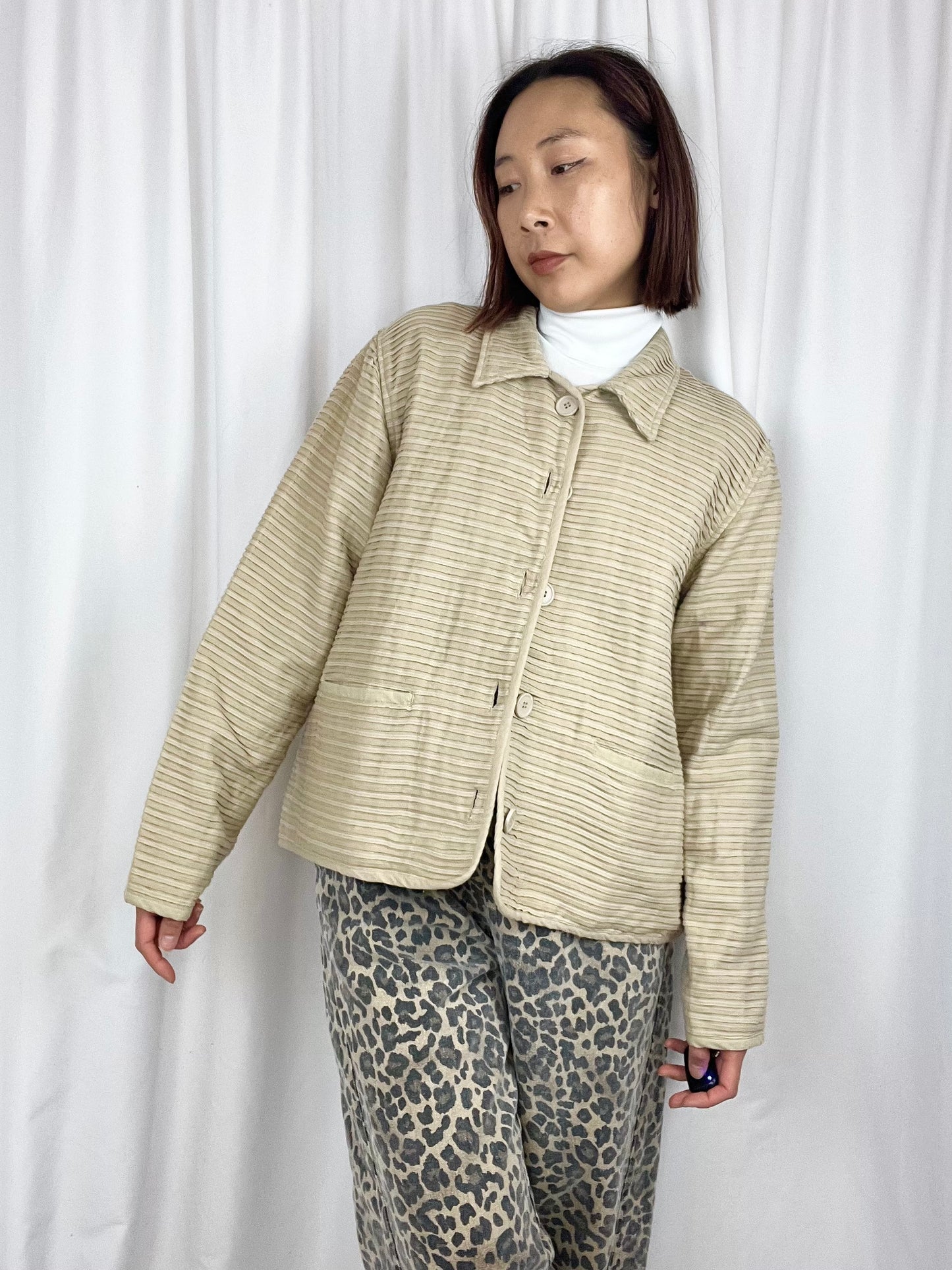 COTTON TAN CHORE COAT