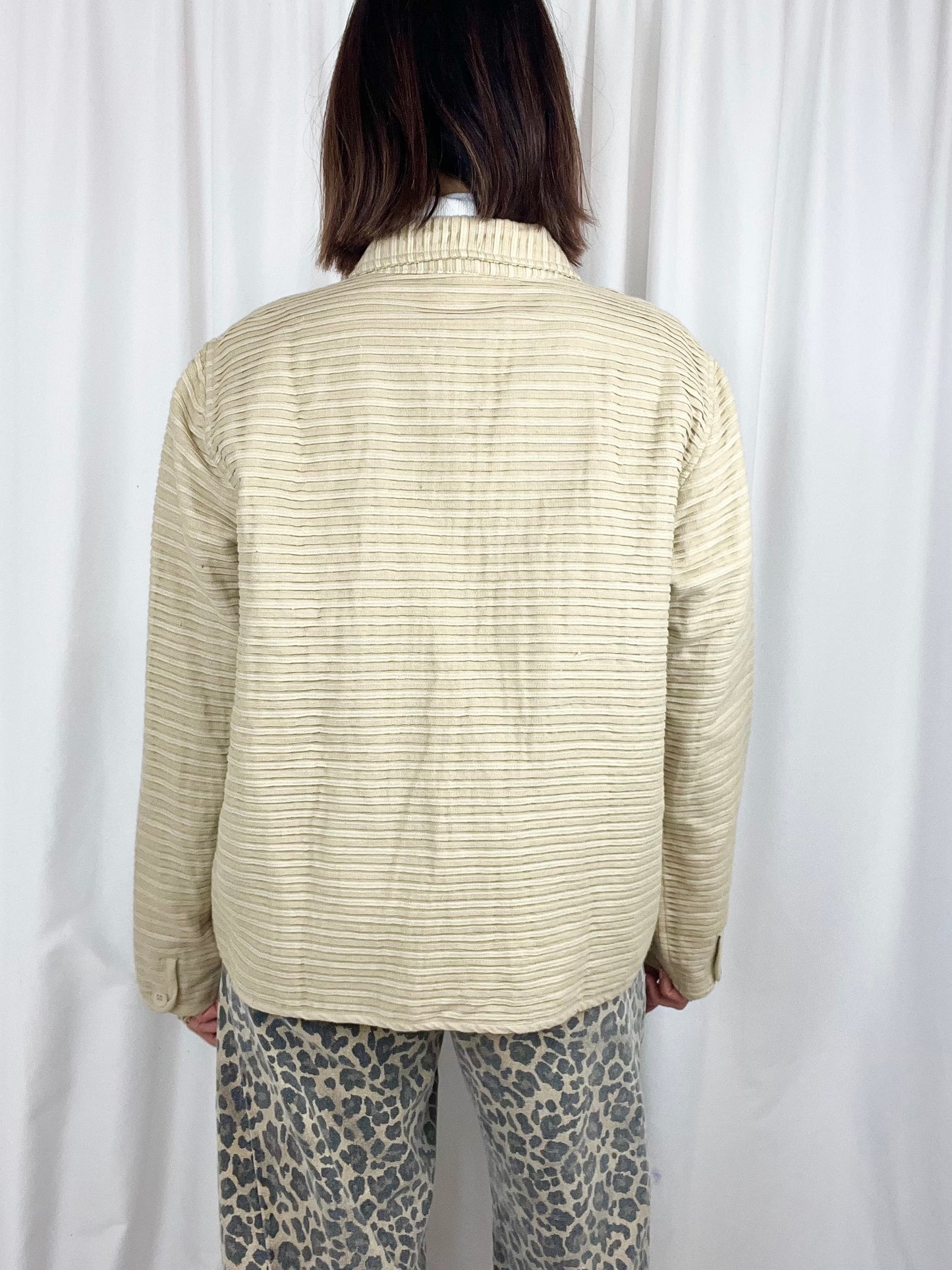 COTTON TAN CHORE COAT
