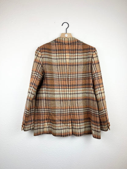 TAILORED PLAID BLAZER