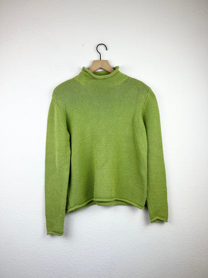 EDDIE BAUER MOCK NECK SWEATER