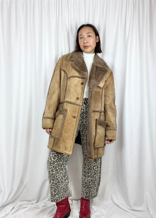 FIELD AND STREAM SHEARLING COAT