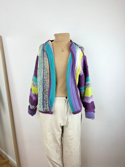 HANDKNIT OPEN CARDIGAN