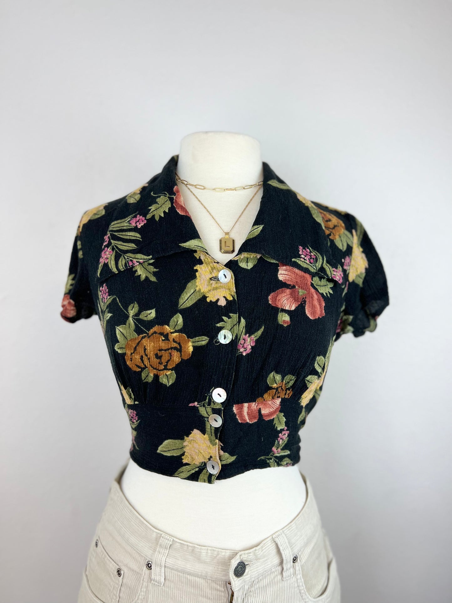 FLORAL CROP TOP