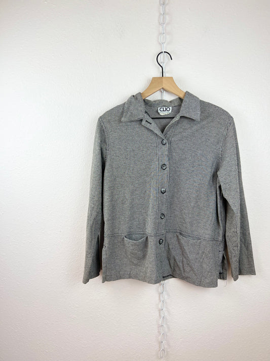 CLIO STRIPED CHORE TOP
