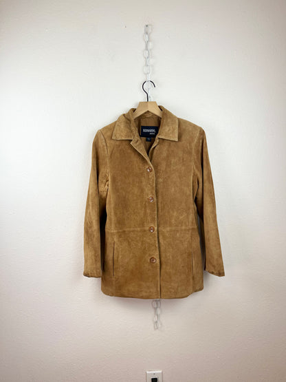 SUEDE LEATHER COAT