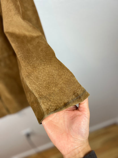 SUEDE LEATHER COAT