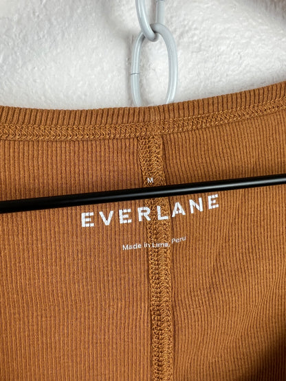 EVERLANE PRIMA RIBBED HALF SLEEVE