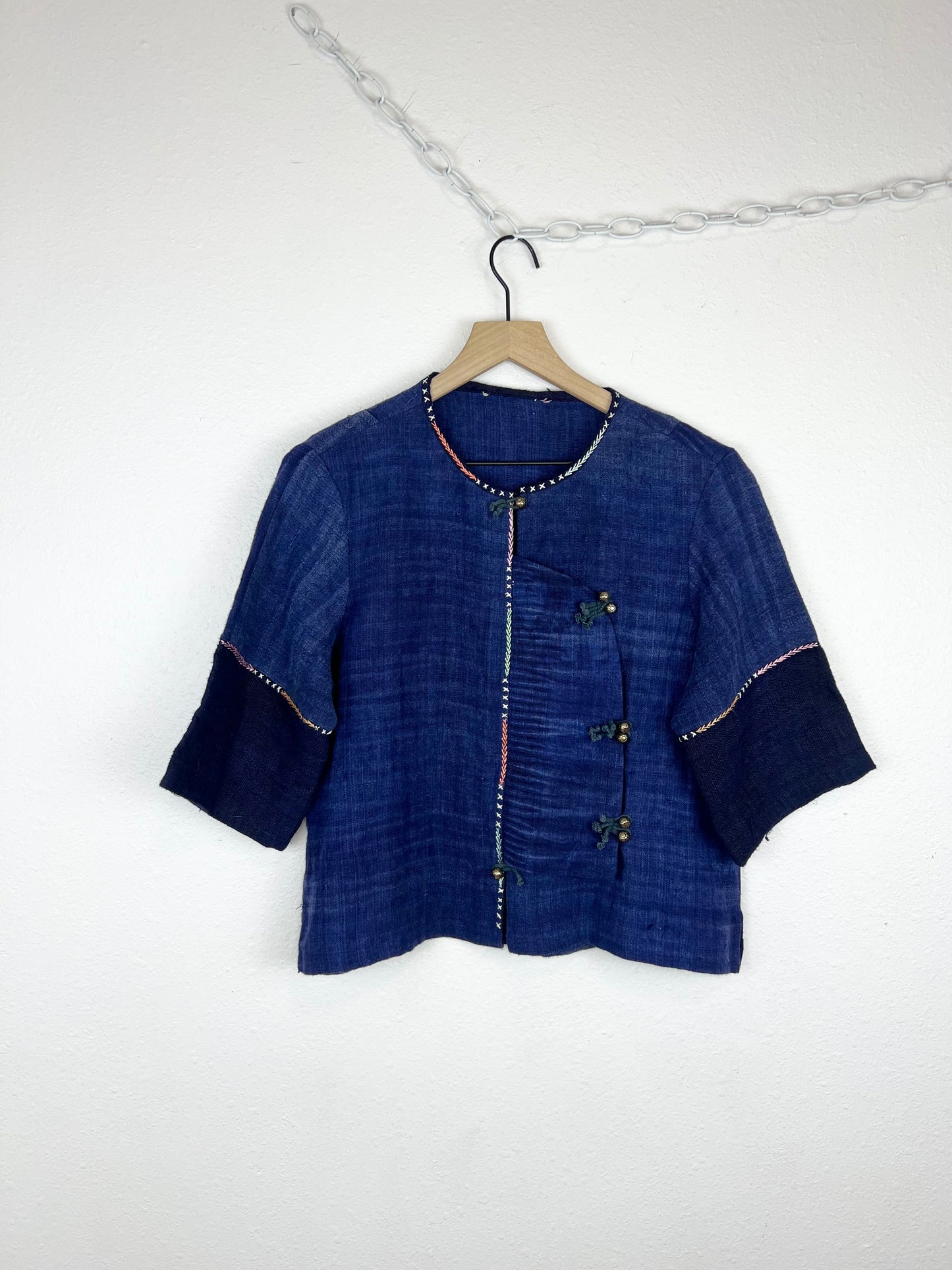 HANDCRAFTED INDIGO BLOUSE