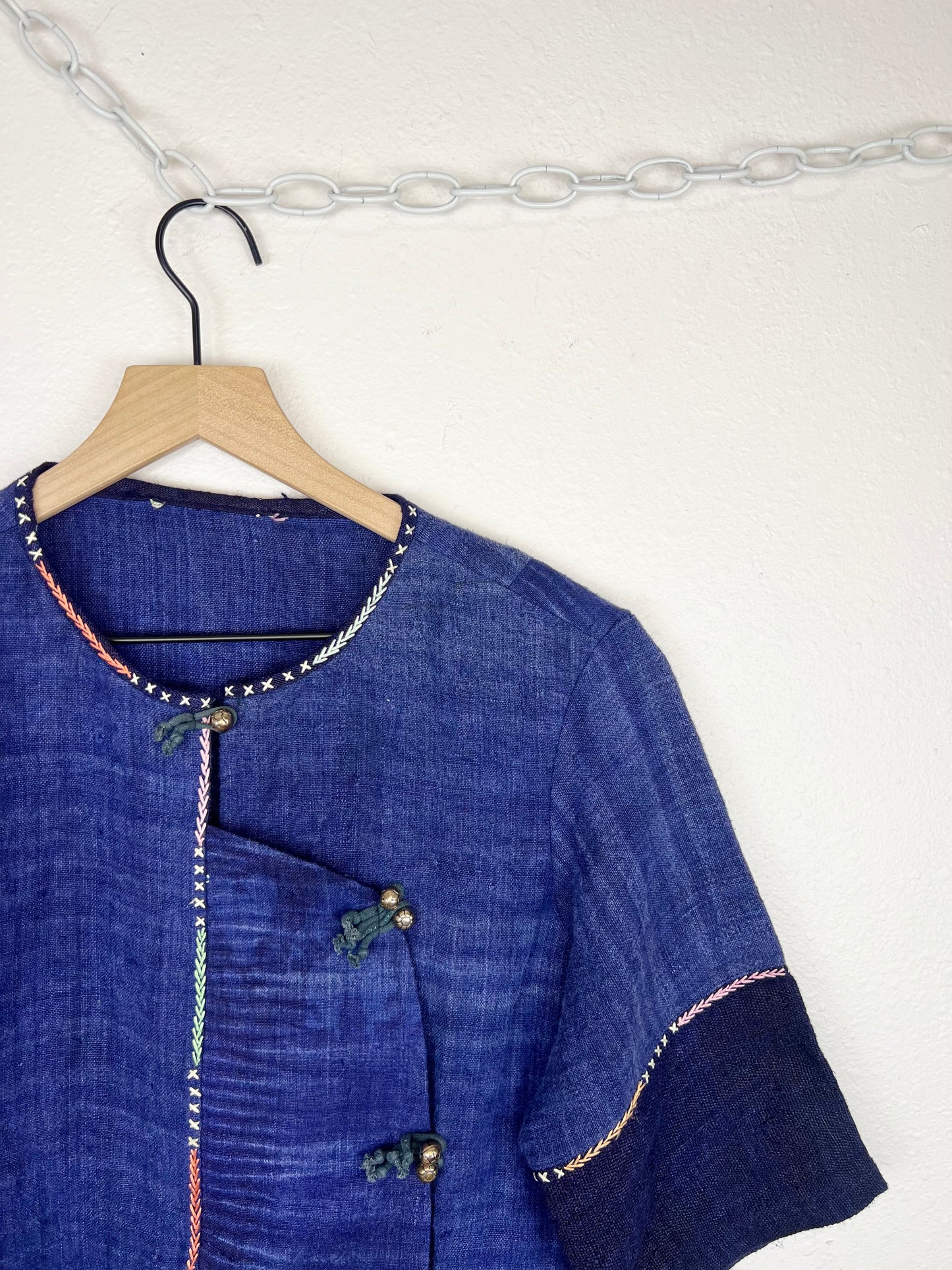 HANDCRAFTED INDIGO BLOUSE