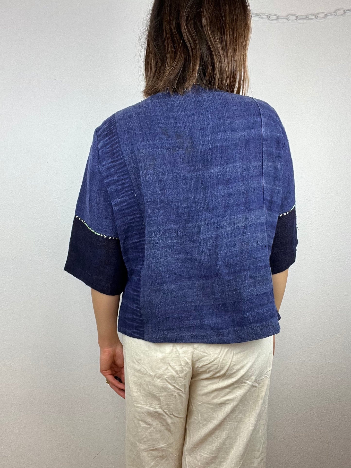 HANDCRAFTED INDIGO BLOUSE