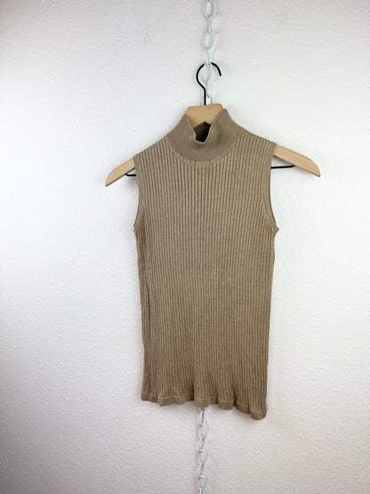 LIZ CLAIBORNE SILK MOCK NECK