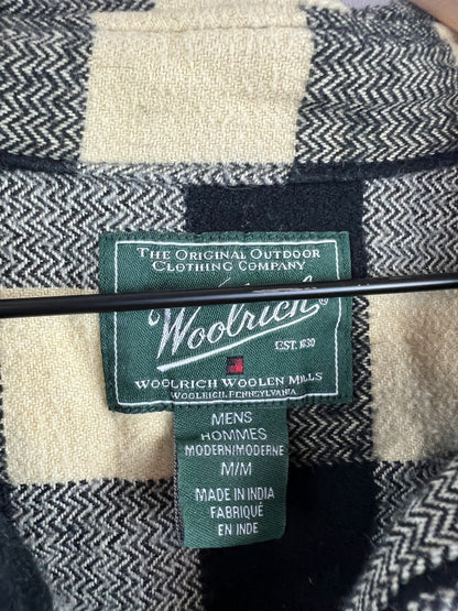 B&W CHECK PLAID FLANNEL