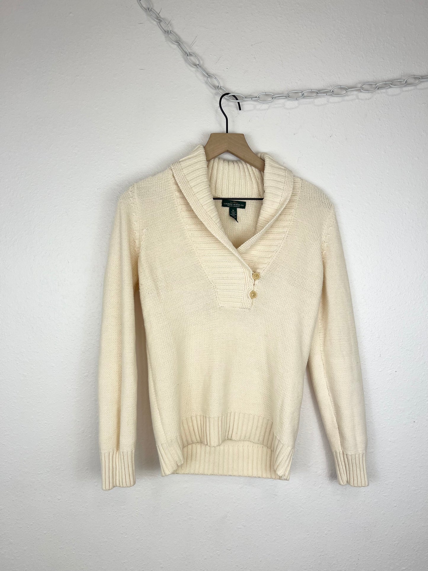 RALPH LAUREN HENLEY SWEATER