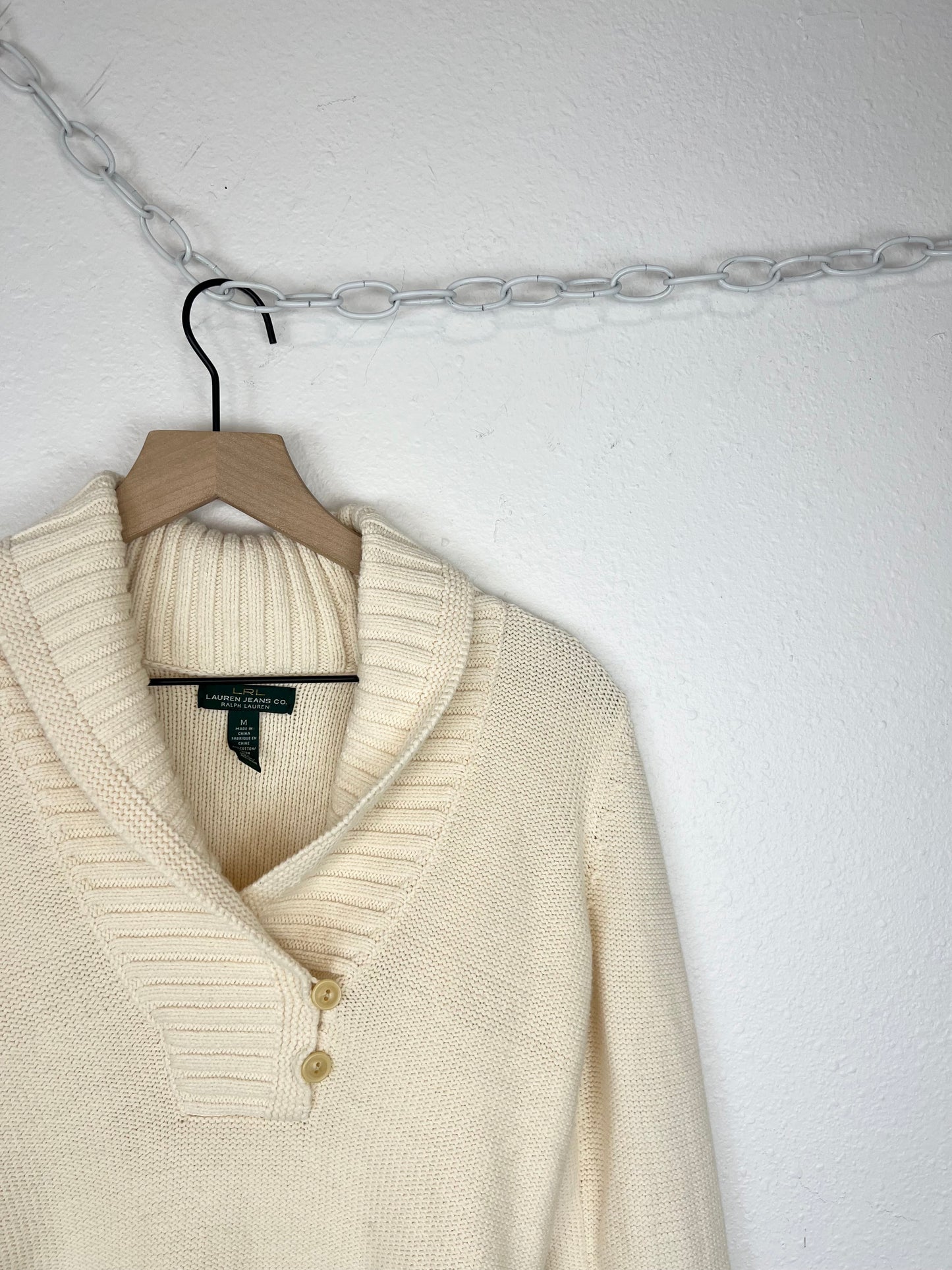 RALPH LAUREN HENLEY SWEATER
