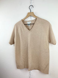 NEUTRAL BOXY SWEATER TOP