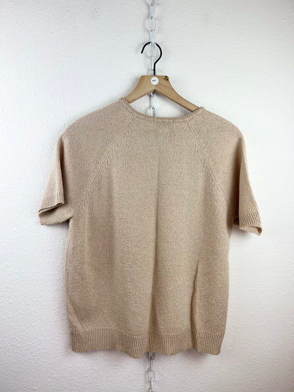 NEUTRAL BOXY SWEATER TOP