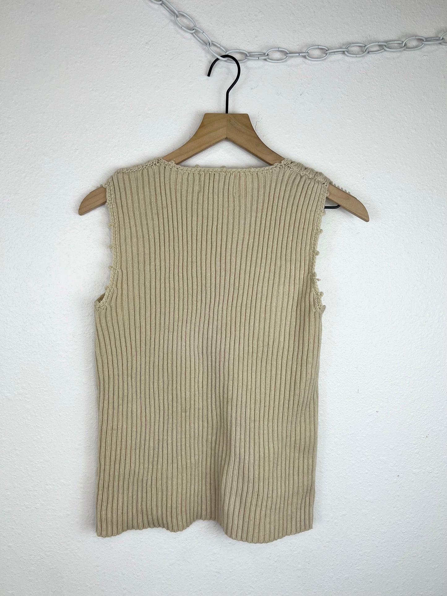 VINTAGE LEATHER PATCHWORK TOP