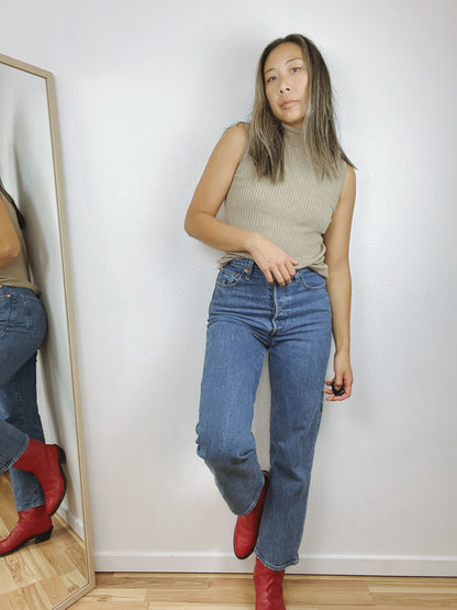 LIZ CLAIBORNE SILK MOCK NECK