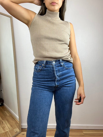 LIZ CLAIBORNE SILK MOCK NECK