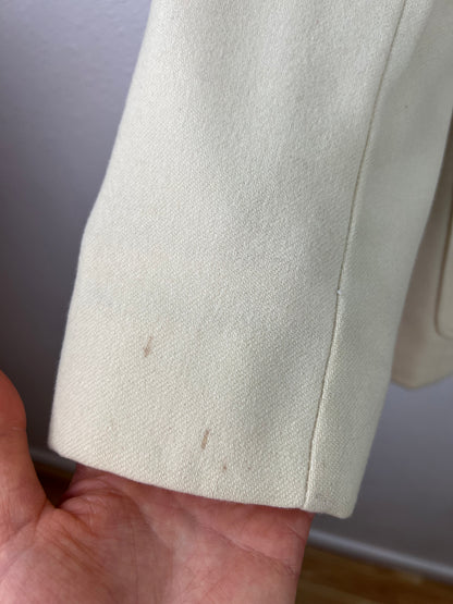 CREAM WOOL BLAZER