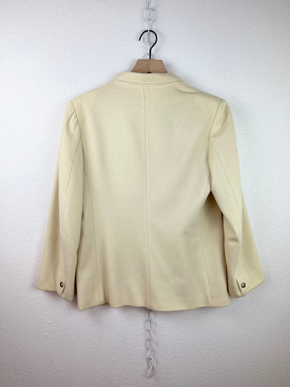 CREAM WOOL BLAZER