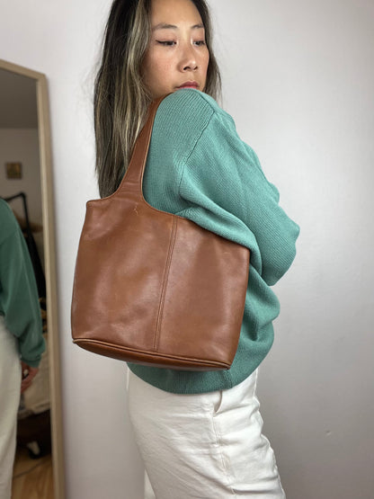 FOSSIL LEATHER SHOULDER BAG