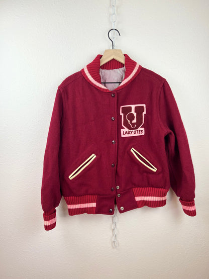 VNTG LADY UTES LETTERMAN JACKET