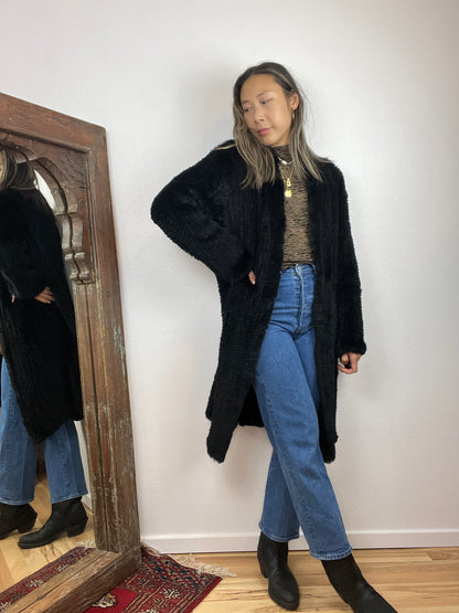 CHICO'S RABBIT HAIR DUSTER