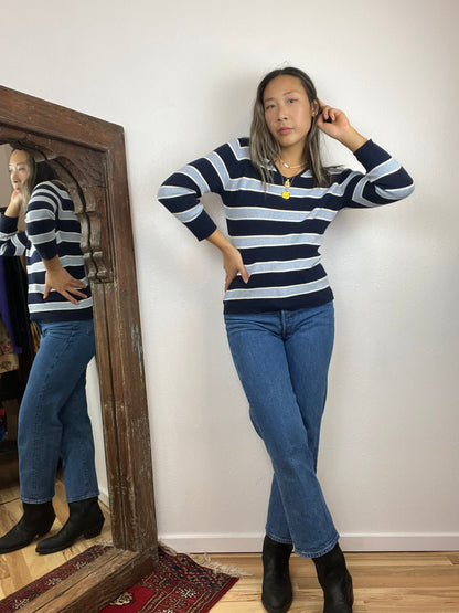 VNTG STRIPED LONG SLEEVE