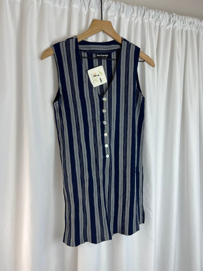 STRIPED SLEEVELESS TOP