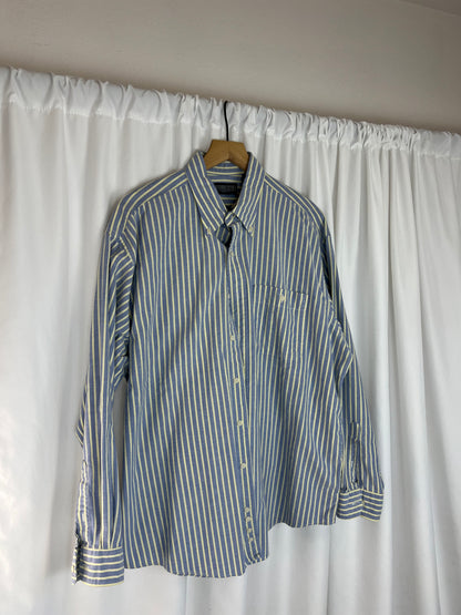 STRIPED BUTTON DOWN TOP