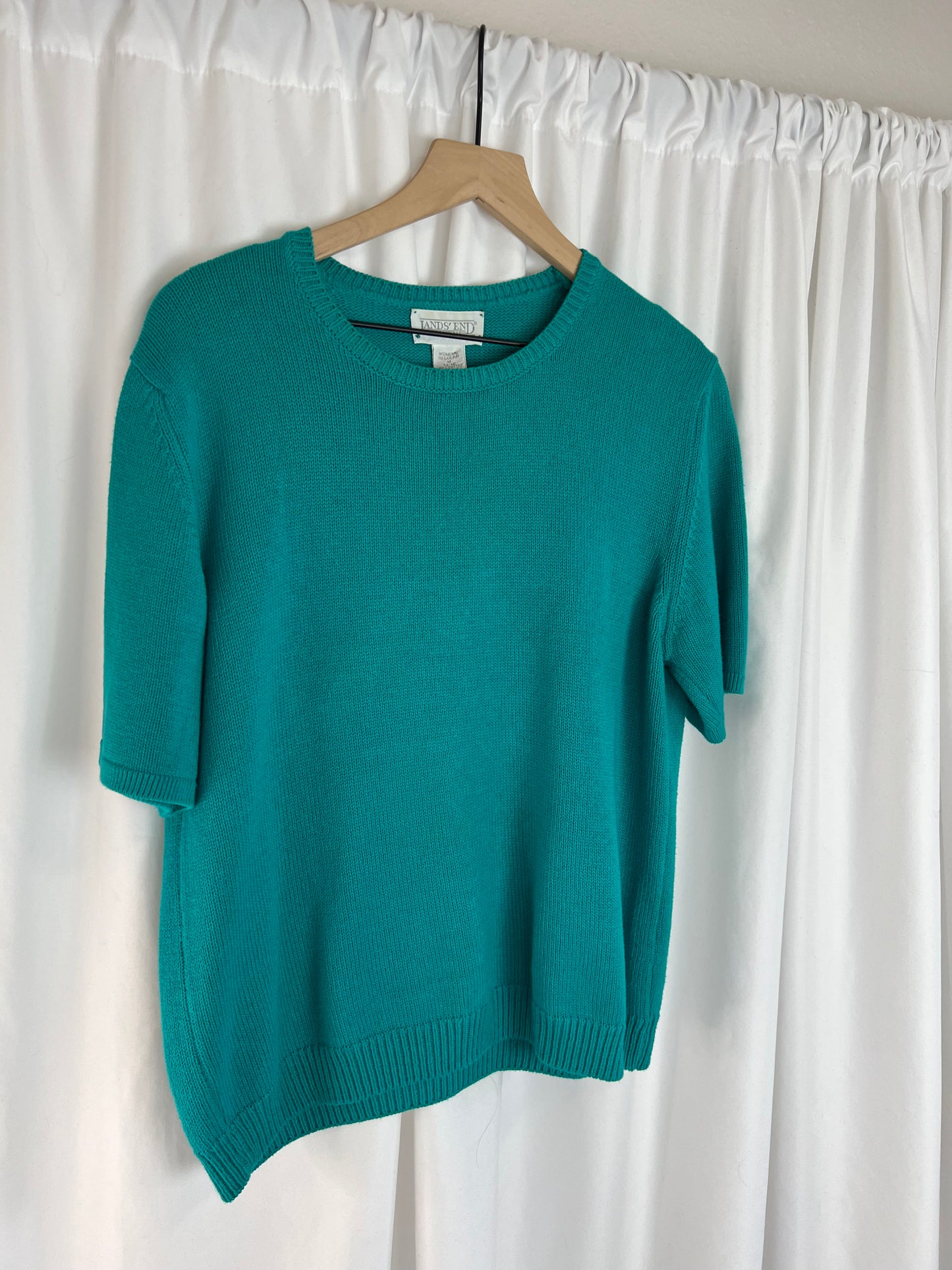 TURQUOISE SWEATER TOP