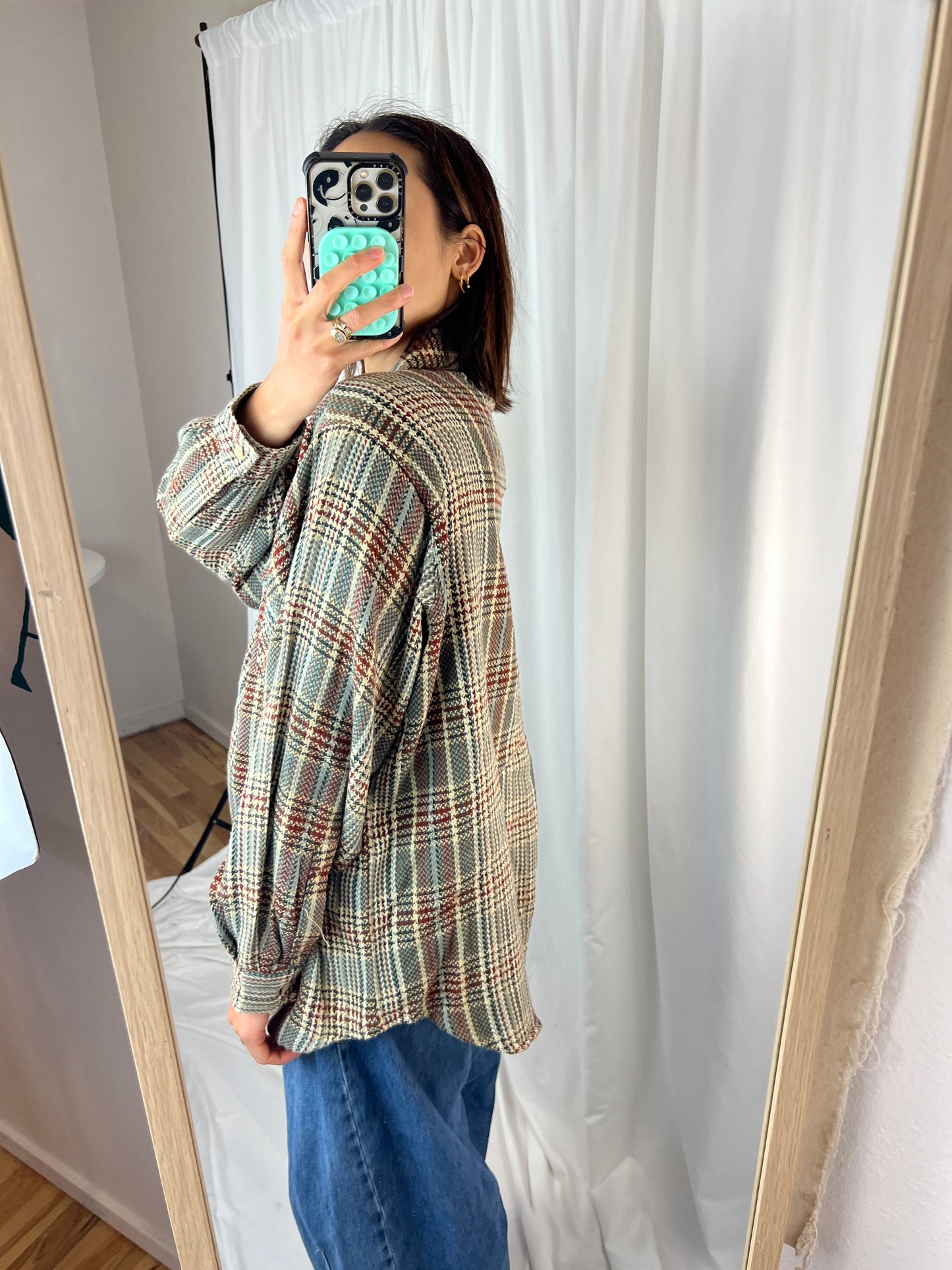PLAID CHORE JACKET