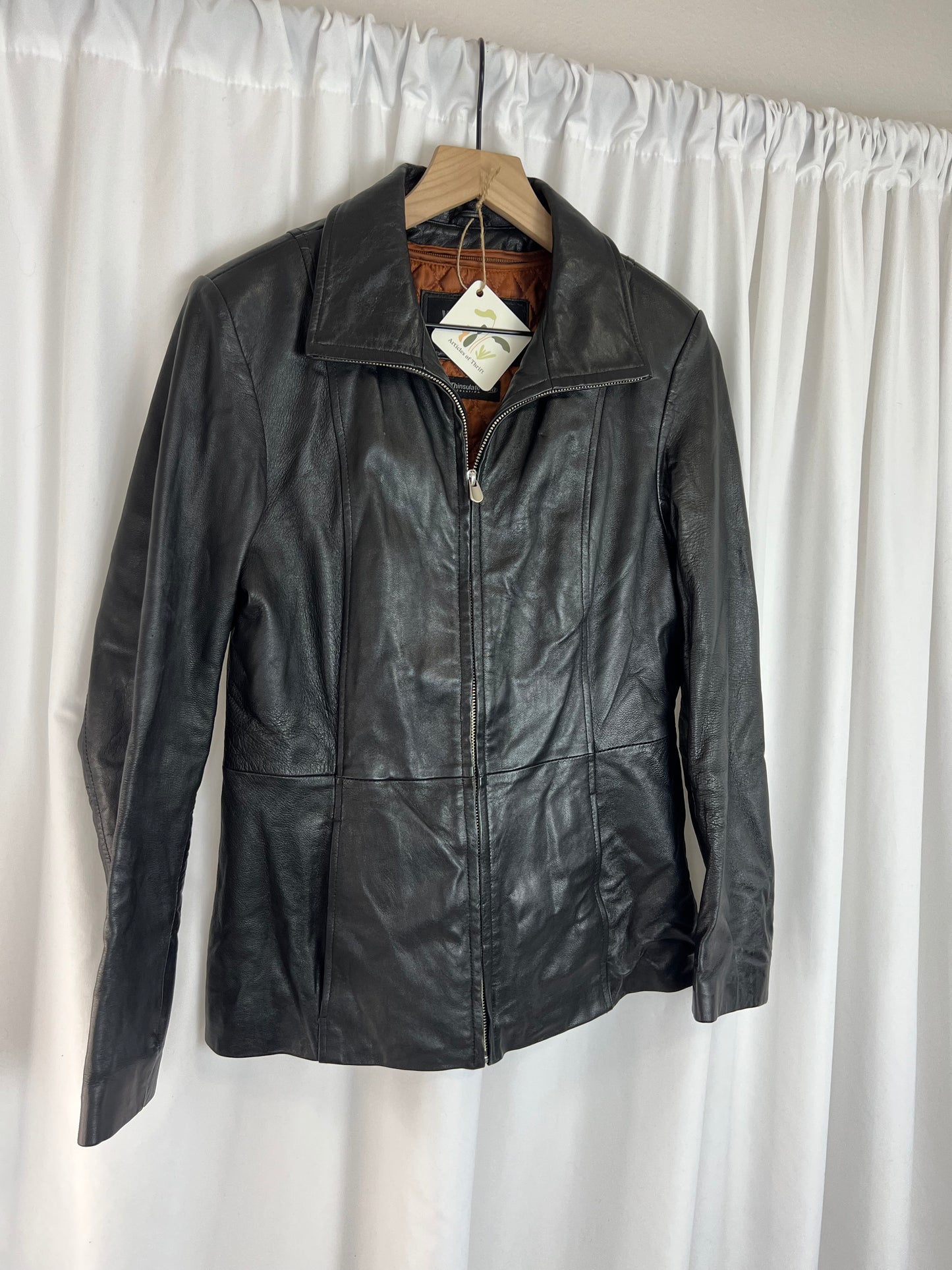 WILSON'S LEATHER BLACK JACKET