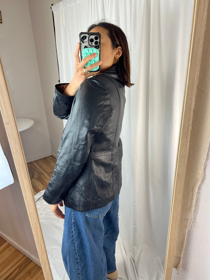 WILSON'S LEATHER BLACK JACKET
