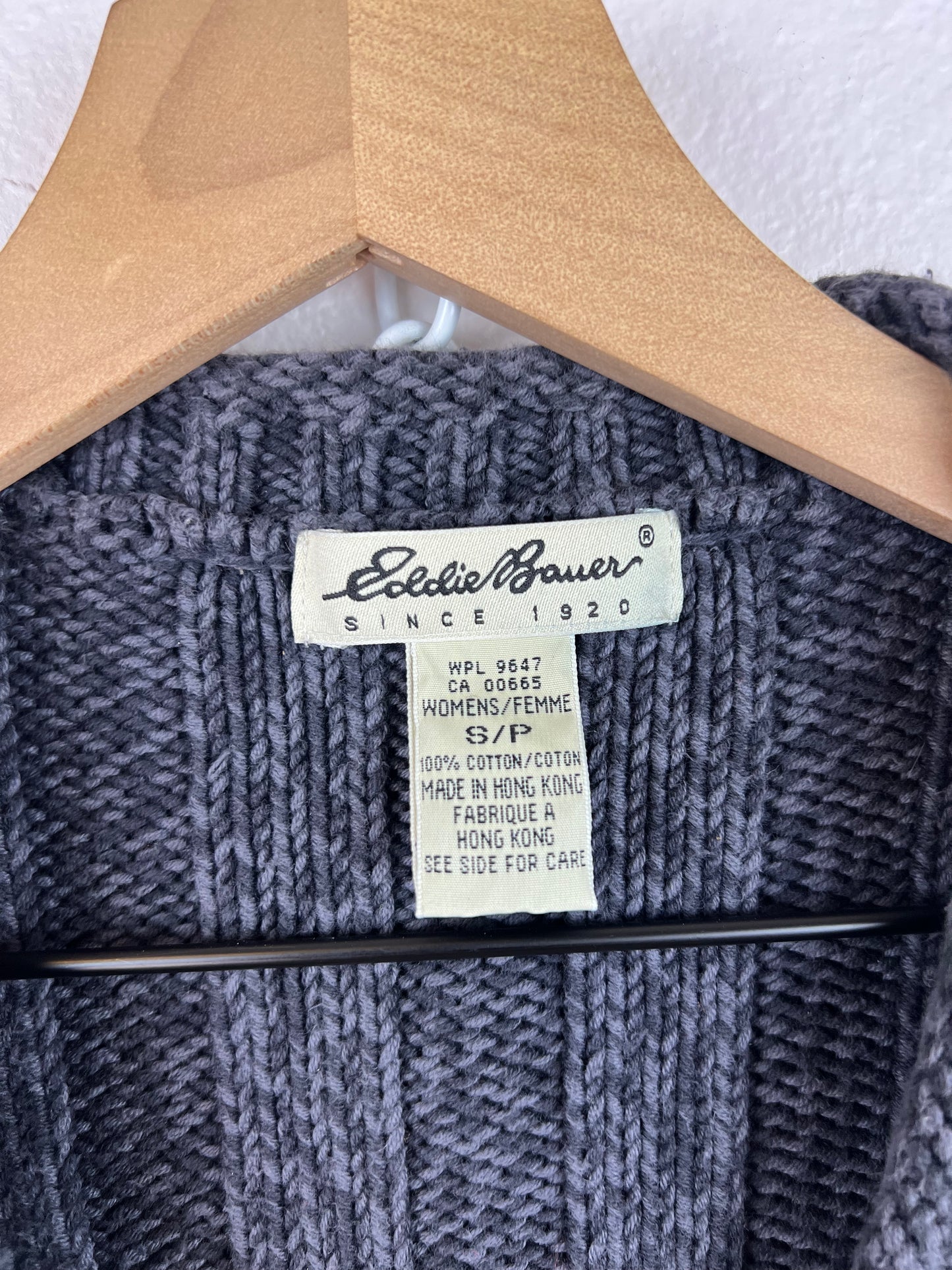 EDDIE BAUER CHUNKY SWEATER VEST