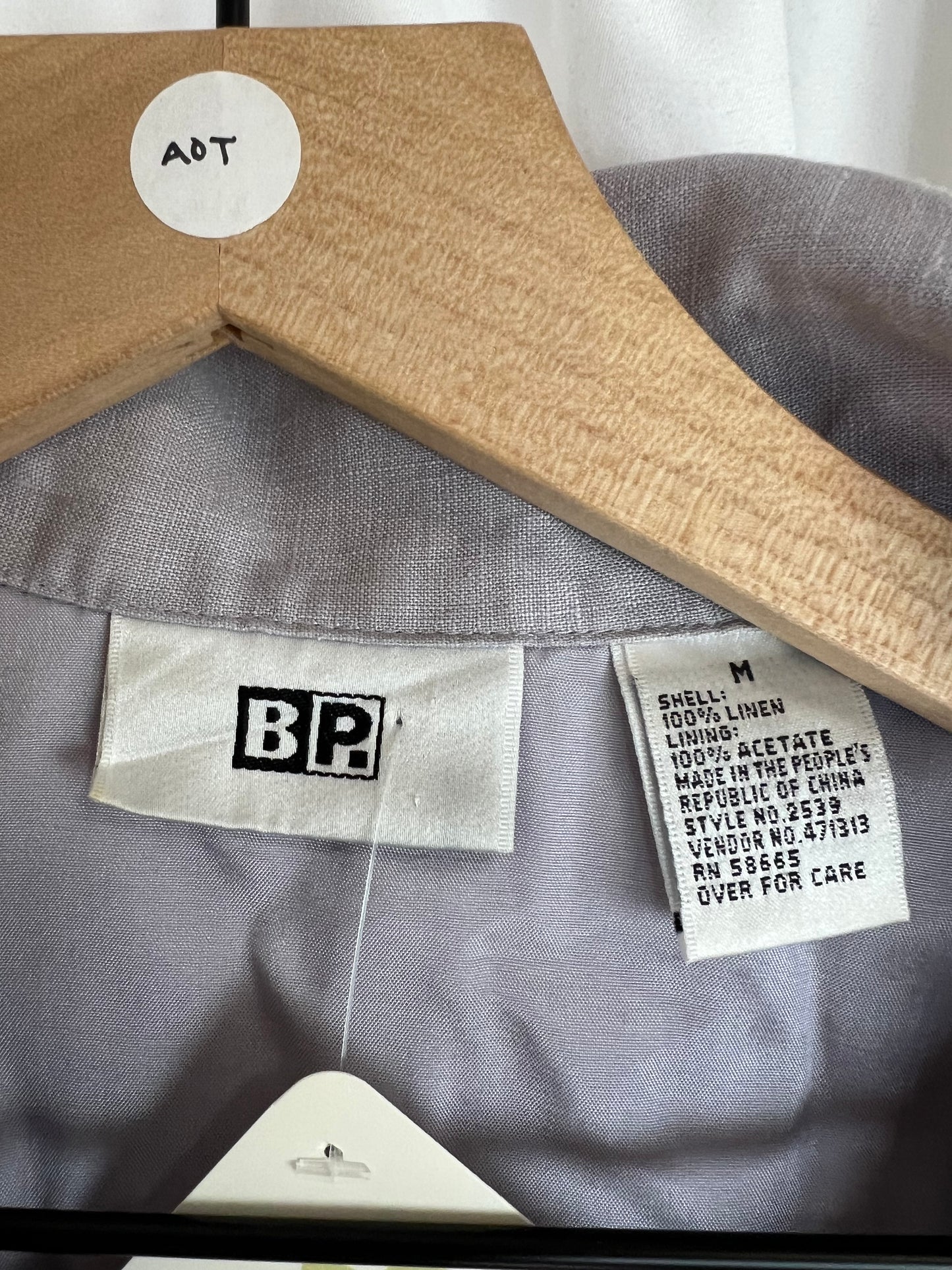 LILAC LINEN DRESS