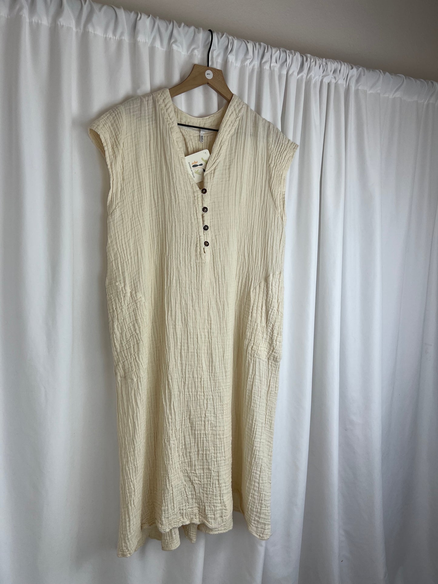 MUSLIN COTTON DRESS