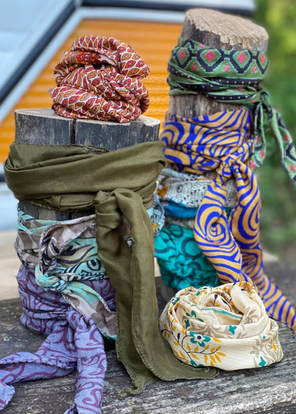 RECYCLED SILK SCARF
