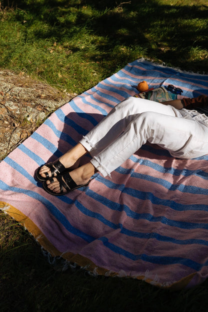 LEATHER SANDALIA - BLACK