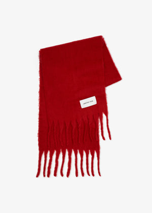 SCARF- CRIMSON RED