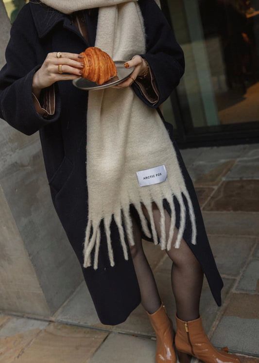 SCARF - PEBBLE BEIGE