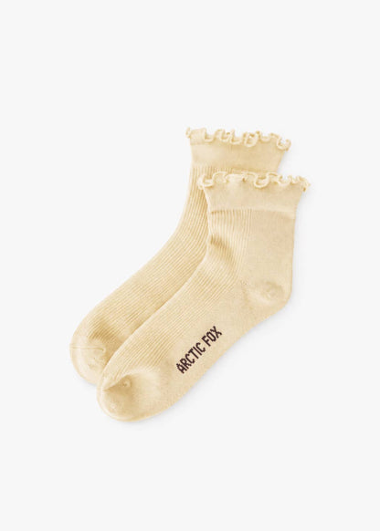 RUFFLE SOCK- WAX PAPER