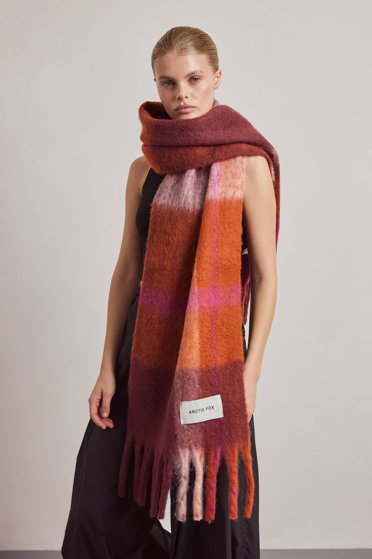 SCARF- AUTUMNAL FALLS CHECK