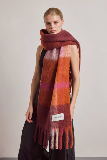 SCARF- AUTUMNAL FALLS CHECK