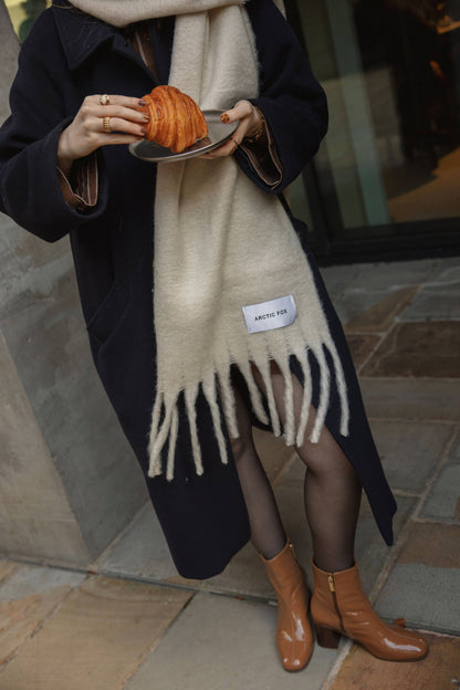 SCARF- PEBBLE BEIGE
