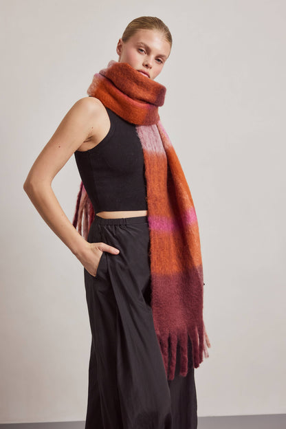 SCARF- AUTUMNAL FALLS CHECK