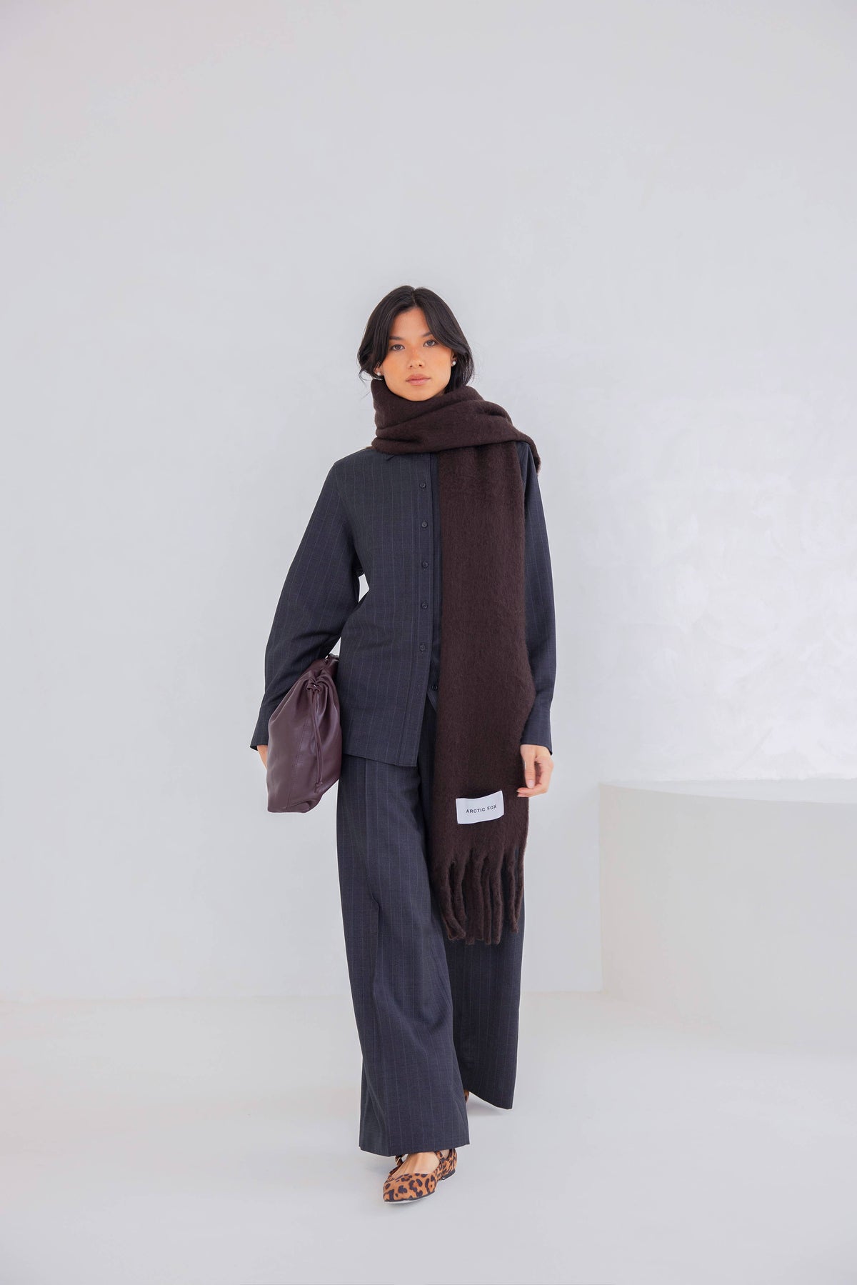 SCARF- GROUND COFFEE