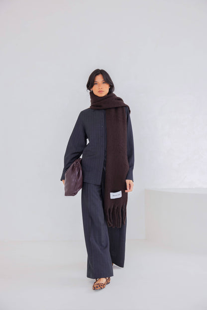 SCARF- GROUND COFFEE